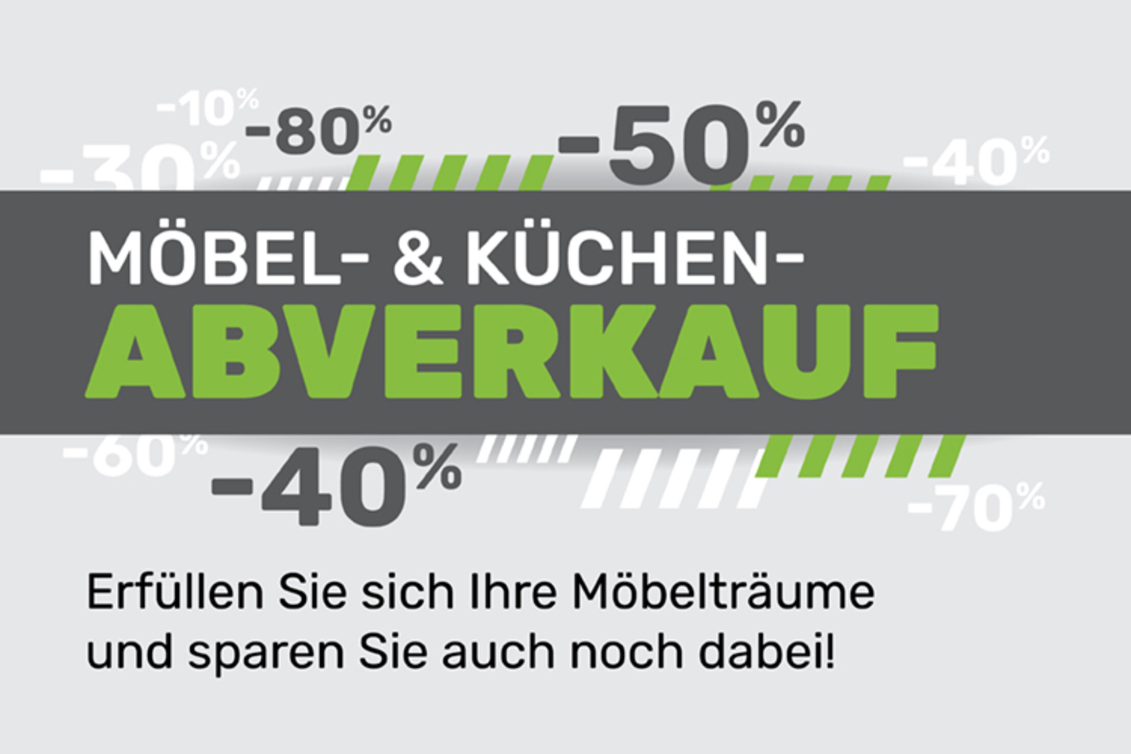 Möbel- & Küchen-Abverkauf bei Möbel Bergemann
