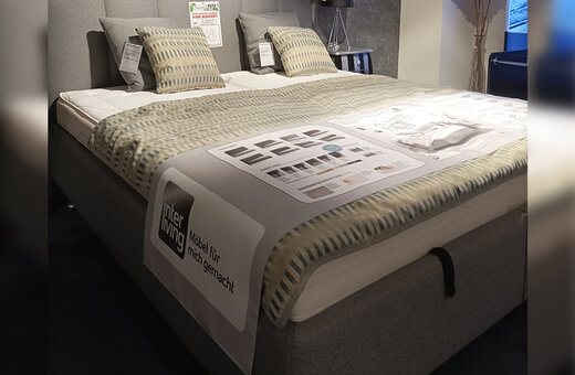 Interliving Vorzugskombination 1411 in Twist Silber• Möbel Bergemann